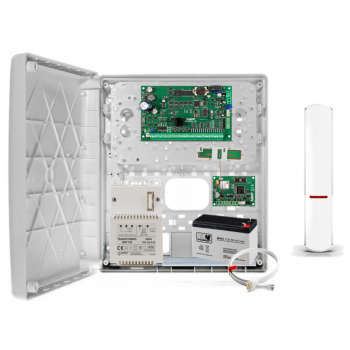 ZESTAW ALARMOWY SATEL INTEGRA 32 + OPU-3P + INT-GSM + ACU-280 + MWS 7Ah